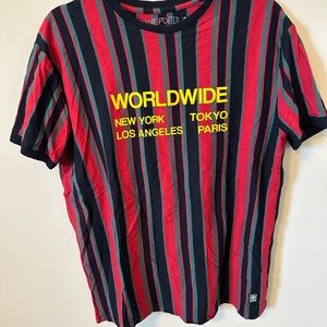 For the People Striped Multicolor T-shirt